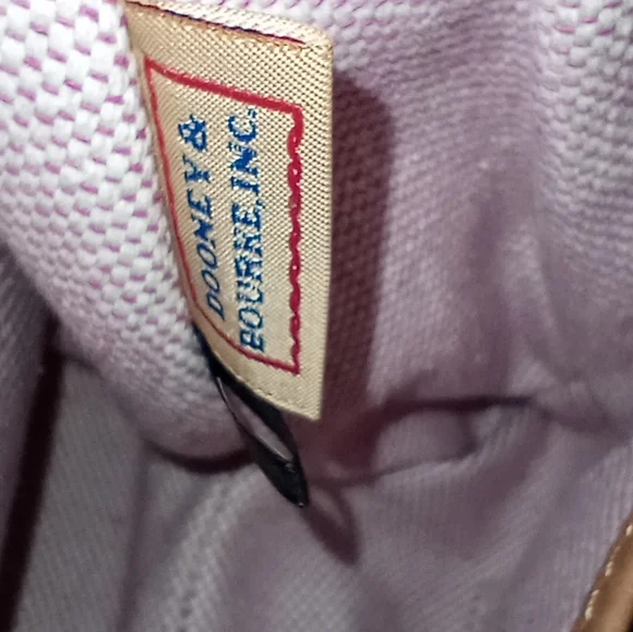 Dooney & Bourke Pebble Leather Tassel Satchel Bag - Picture 7 of 10